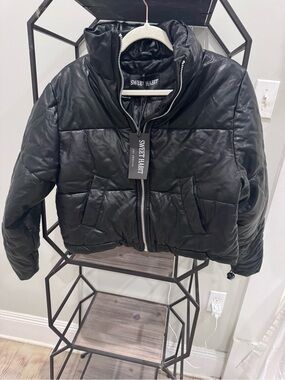 Black Puffer Jacket for Women
